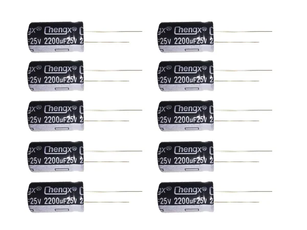 خازن الکترولیتی 2200 میکرو فاراد 25 ولت (C2200uF25V) نکسونیکس Nexonix