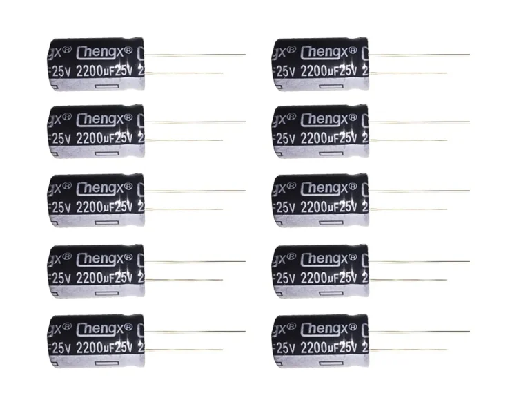 خازن الکترولیتی 2200 میکرو فاراد 25 ولت (C2200uF25V) نکسونیکس Nexonix