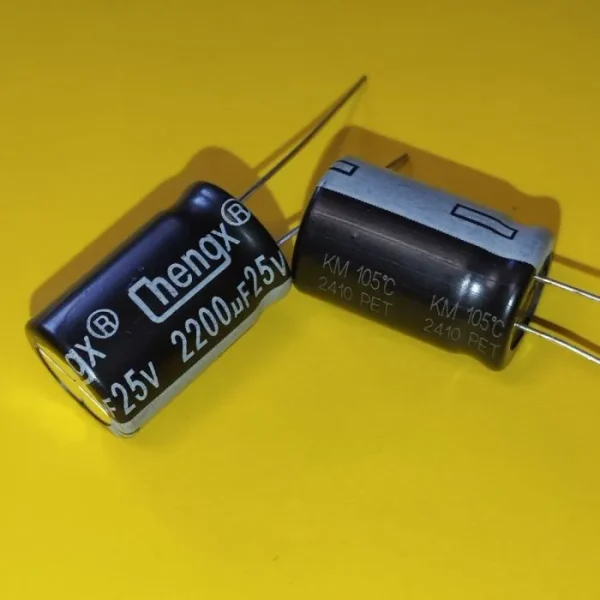 خازن الکترولیتی 2200 میکرو فاراد 25 ولت (C2200uF25V) - Image 2