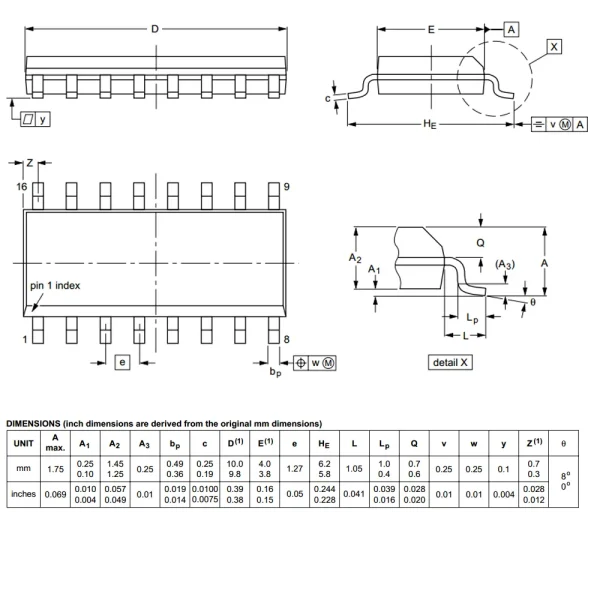 میکروکنترلر HT66F004 SOP-16 Footprint Nexonix نکسونیکس