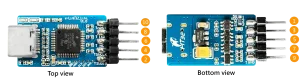 پایه های پروگرامر Holtek e-Link32 Lite pinout Nexonix نکسونیکس