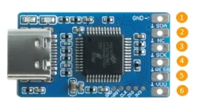 پایه های پروگرامر Holtek e-Link8 Lite Pins Nexonix نکسونیکس